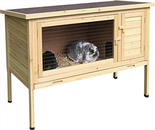 kerbl-buddy-clapier-pour-rongeur-116-x-52-x-82-cm-avec-toit-bitum image 4