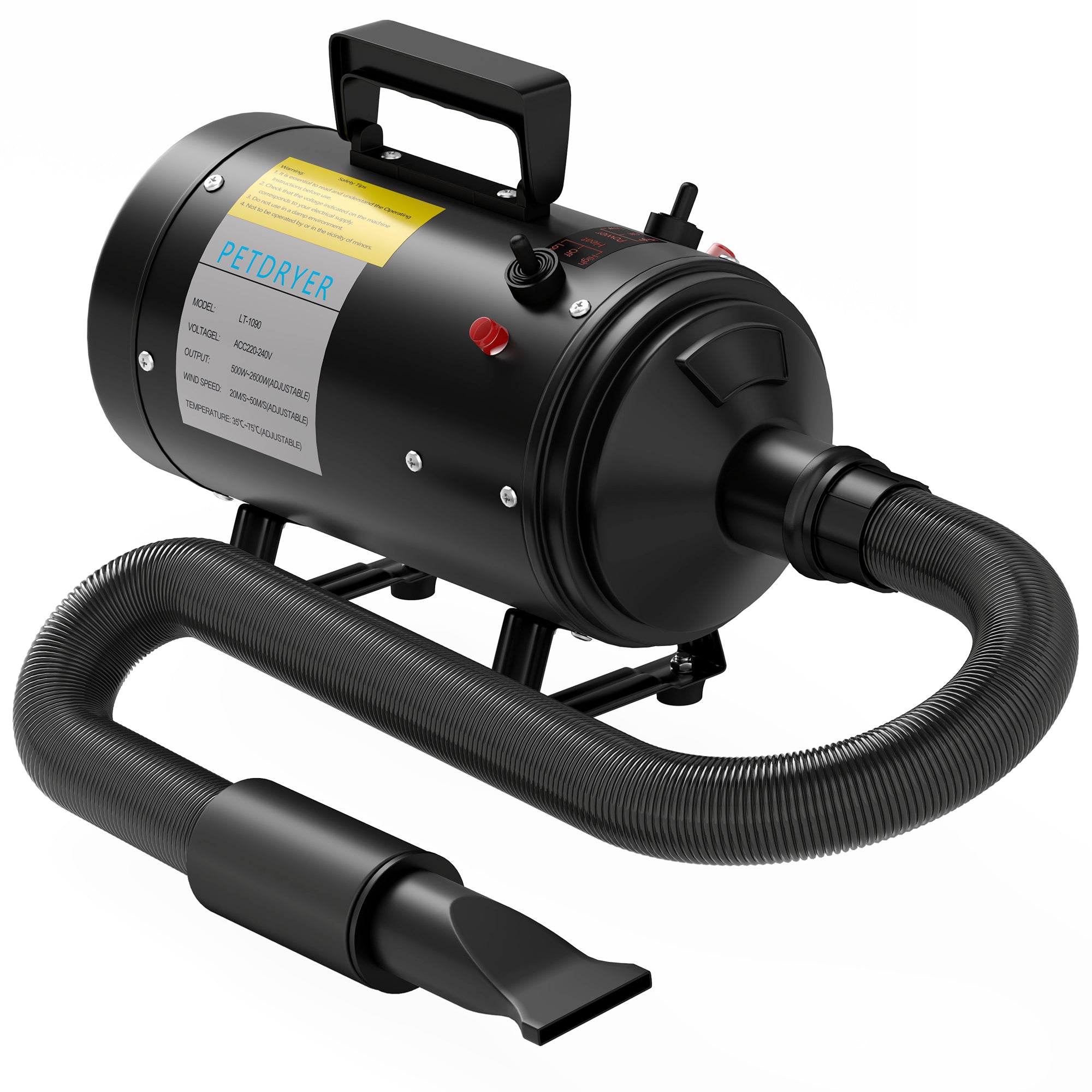 pawhut-s-che-cheveux-chien-toilettage-2200w-temp-rature-et-d-bit-r-glables-3-emb image 2