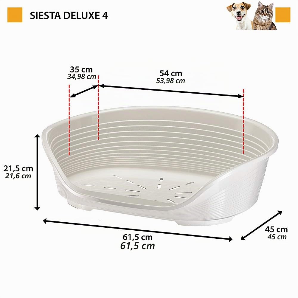 ferplast-siesta-deluxe-4-corbeille-chien-et-chat-61-5-x-45-x-21-5-cm-bleu image 3