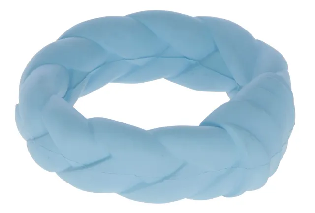 kerbl-anneau-en-caoutchouc-naturel-bleu-ciel-11-5cm-pour-chien image 1