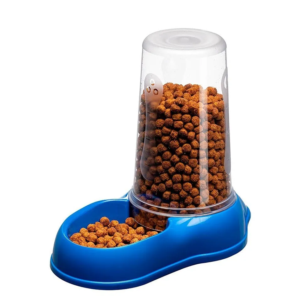 ferplast-azimut-3000-distributeur-croquettes-et-eau-pour-chien-et-chat-3-litres- image 1