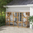 pawhut-enclos-ext-rieur-catio-avec-toit-tanche-plateformes-et-ponts-300x95x188-c image 3