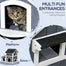 pawhut-abri-chat-ext-rieur-toit-imperm-able-multi-entr-es-gris image 6