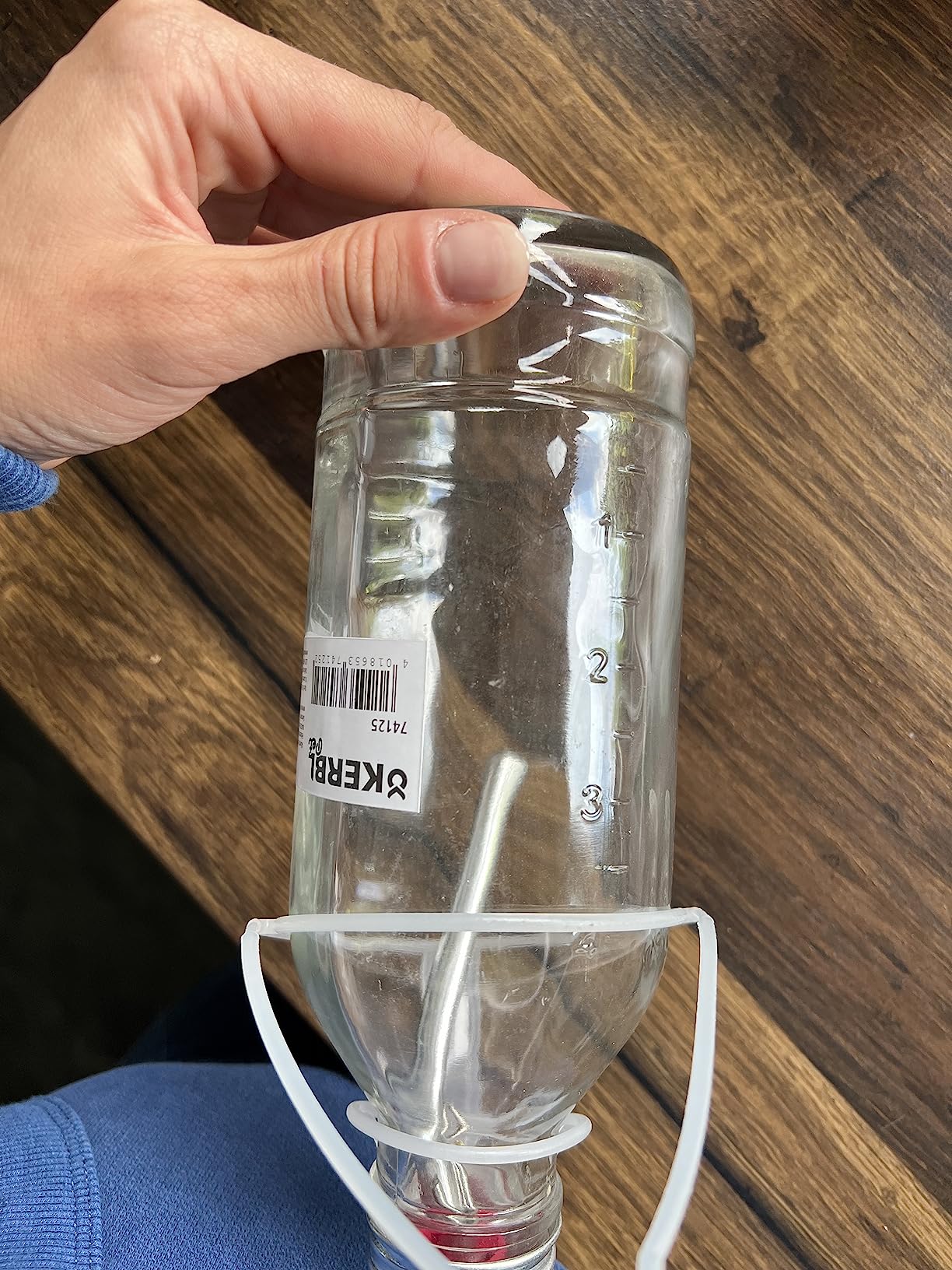 Enfin du verre, fini le plastique rongé