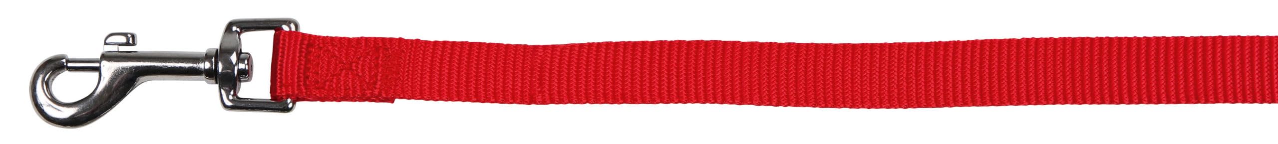 kerbl-miami-laisse-pour-chien-nylon-rouge-100-cm-x-20-mm-poign-e-souple image 2