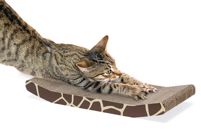 karlie-griffoir-girafe-en-carton-recycl-44-x-21-5-x-5-5-cm image 1