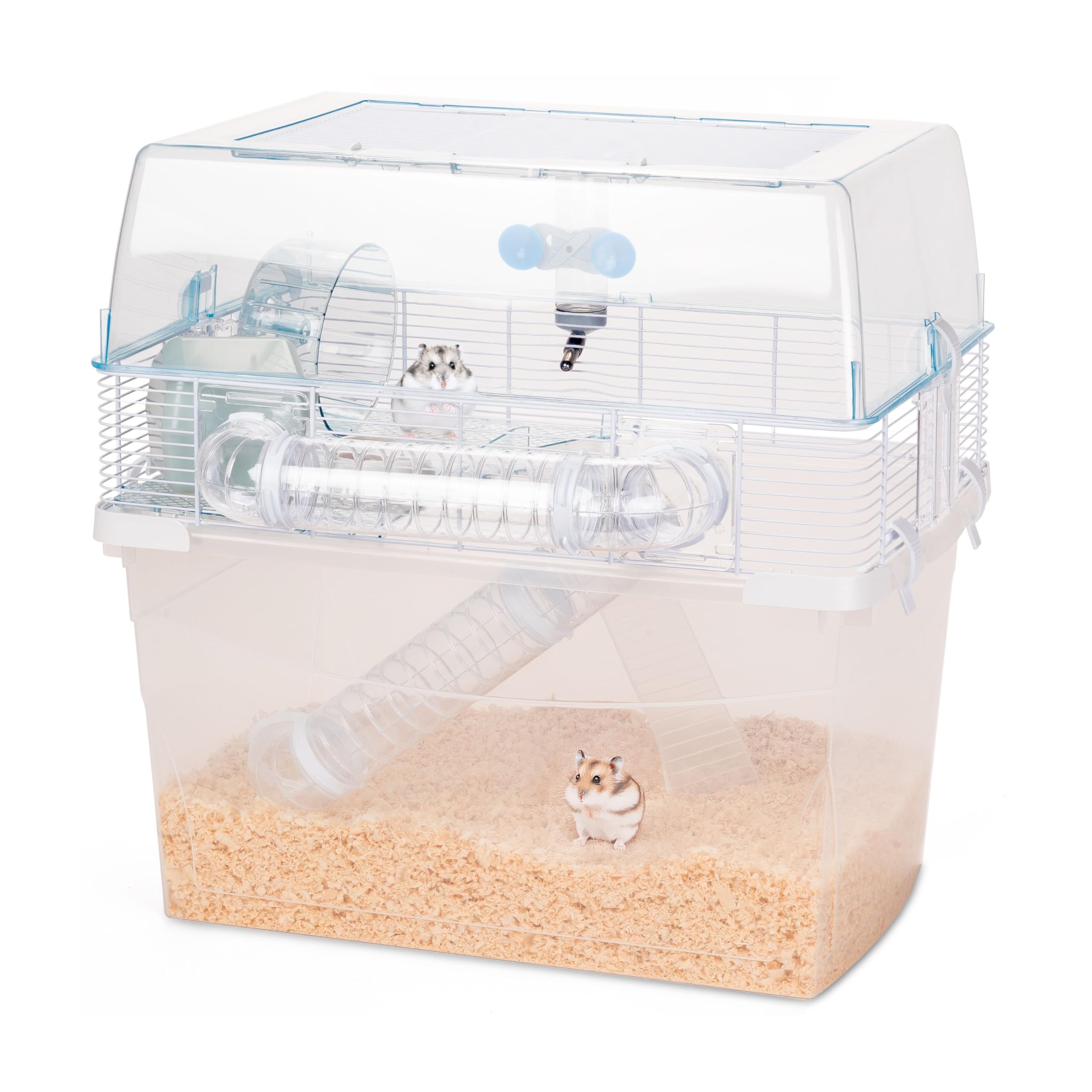 ferplast-duna-space-cage-hamster-et-souris-57-5-x-47-5-x-h-54-5-cm-avec-tuyaux image 1