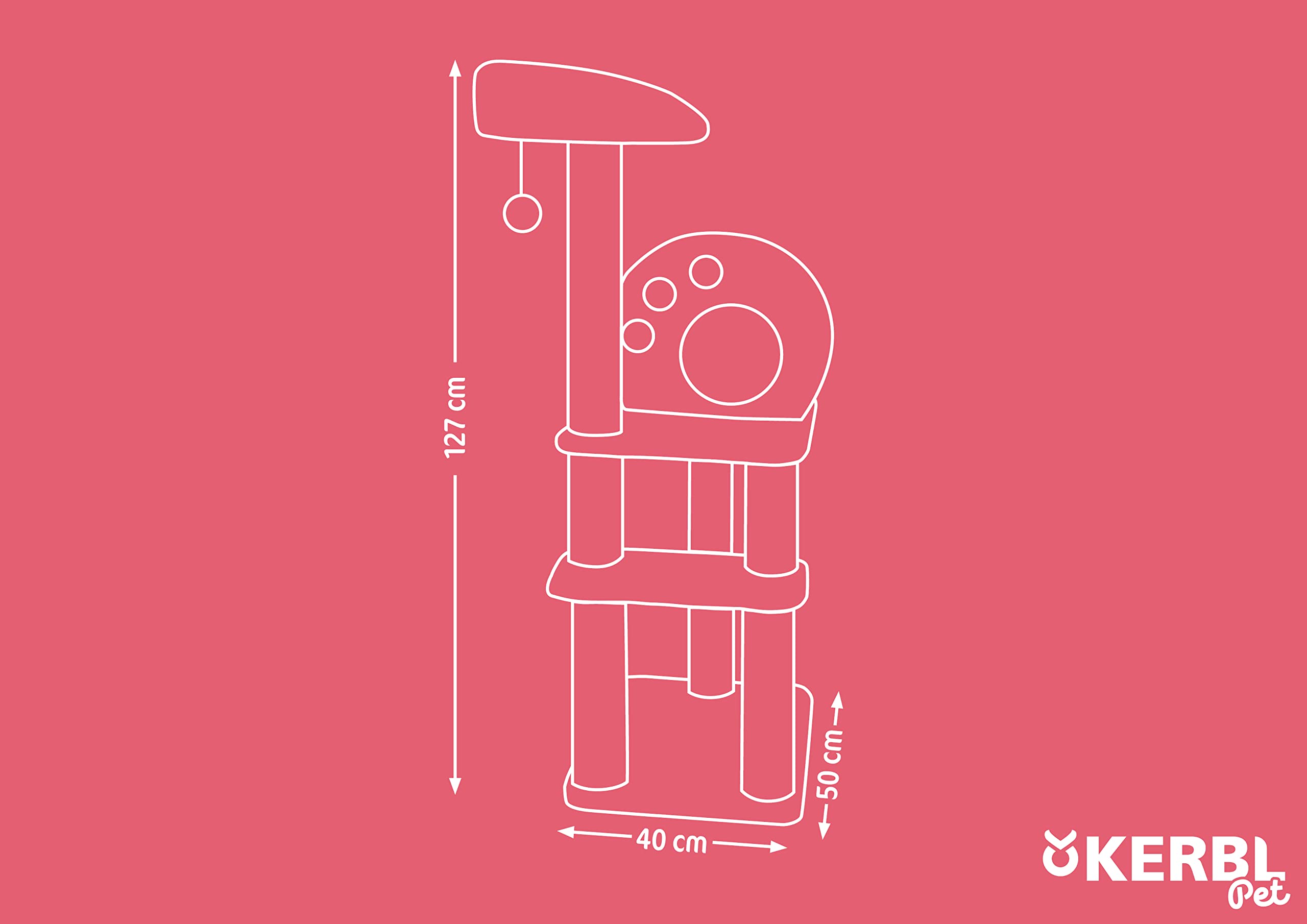kerbl-planet-x-arbre-chat-127-cm image 2