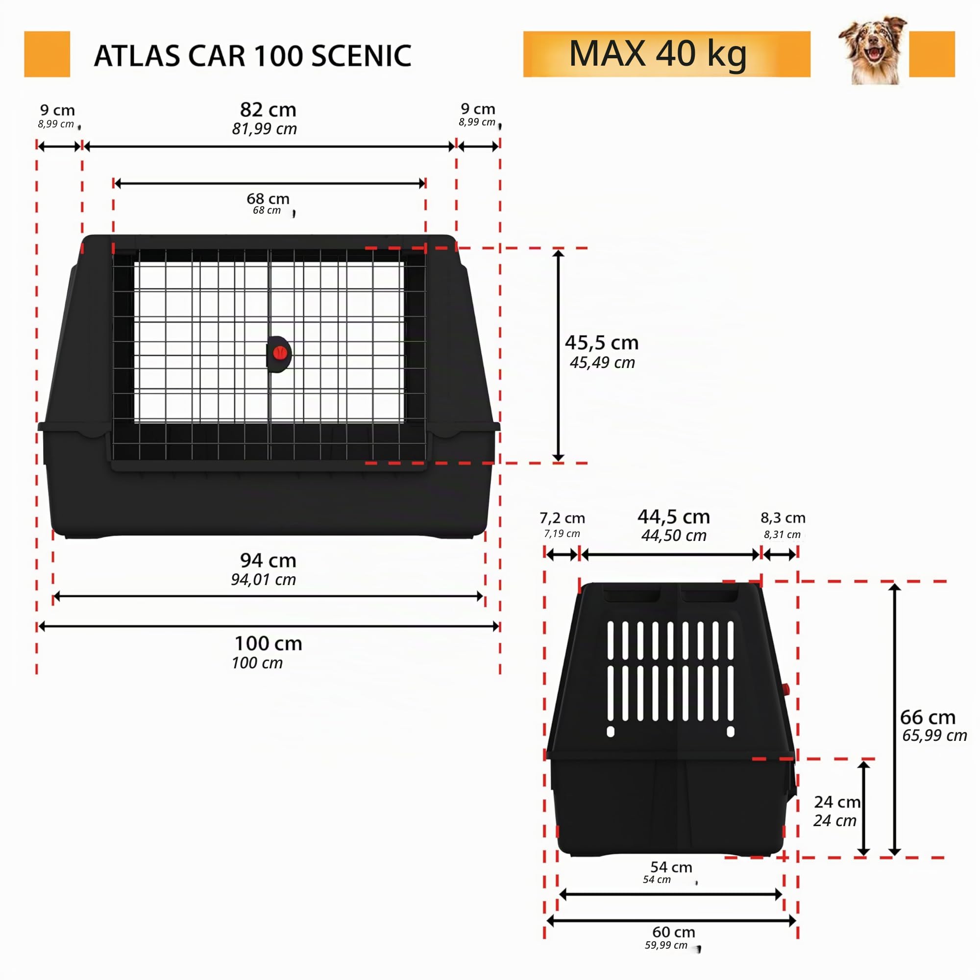 ferplast-atlas-car-100-scenic-panier-transport-chien-voiture-100-x-60-x-h-66-cm image 3