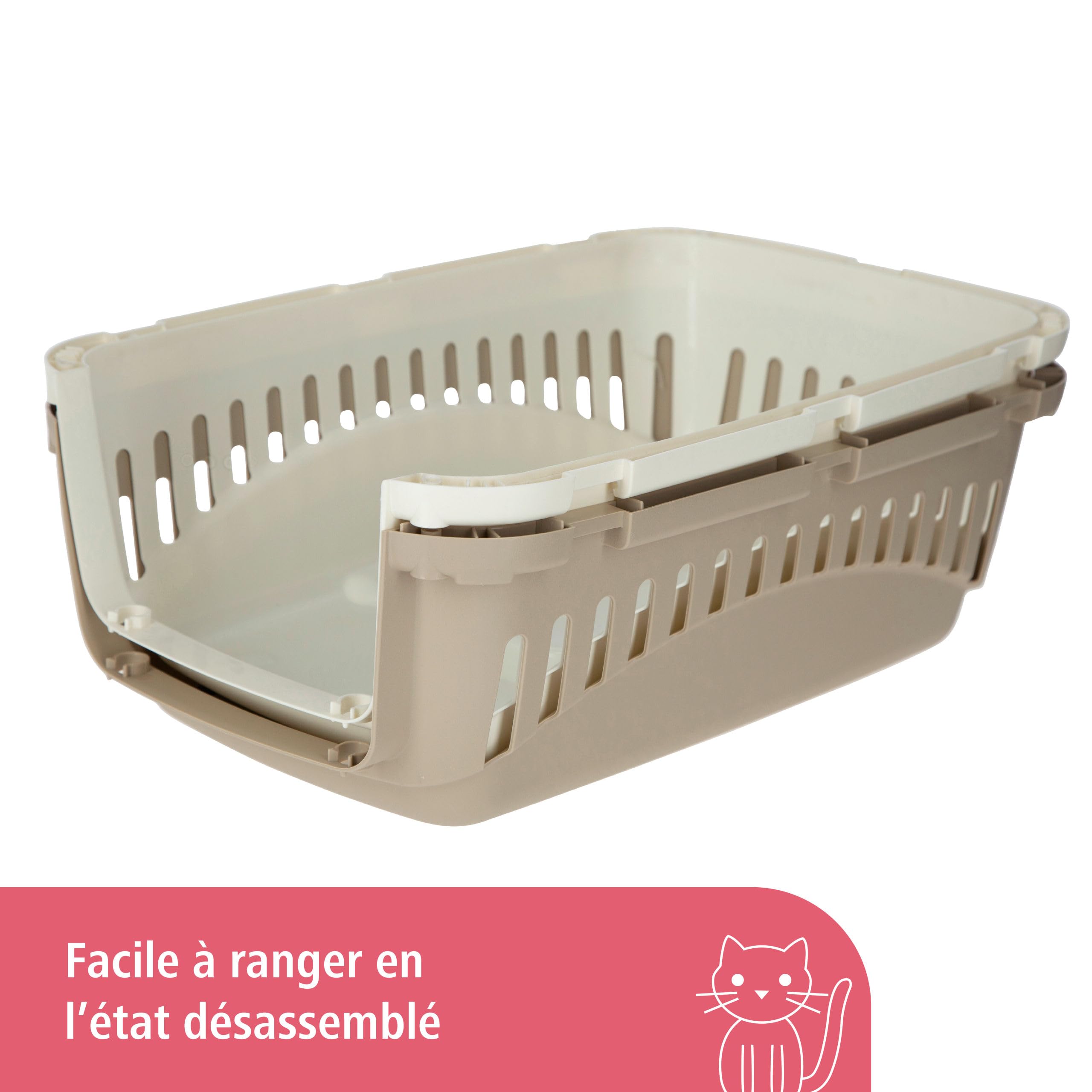kerbl-pet-expedion-cage-de-transport-cr-me-taupe-45x30x30-cm image 5