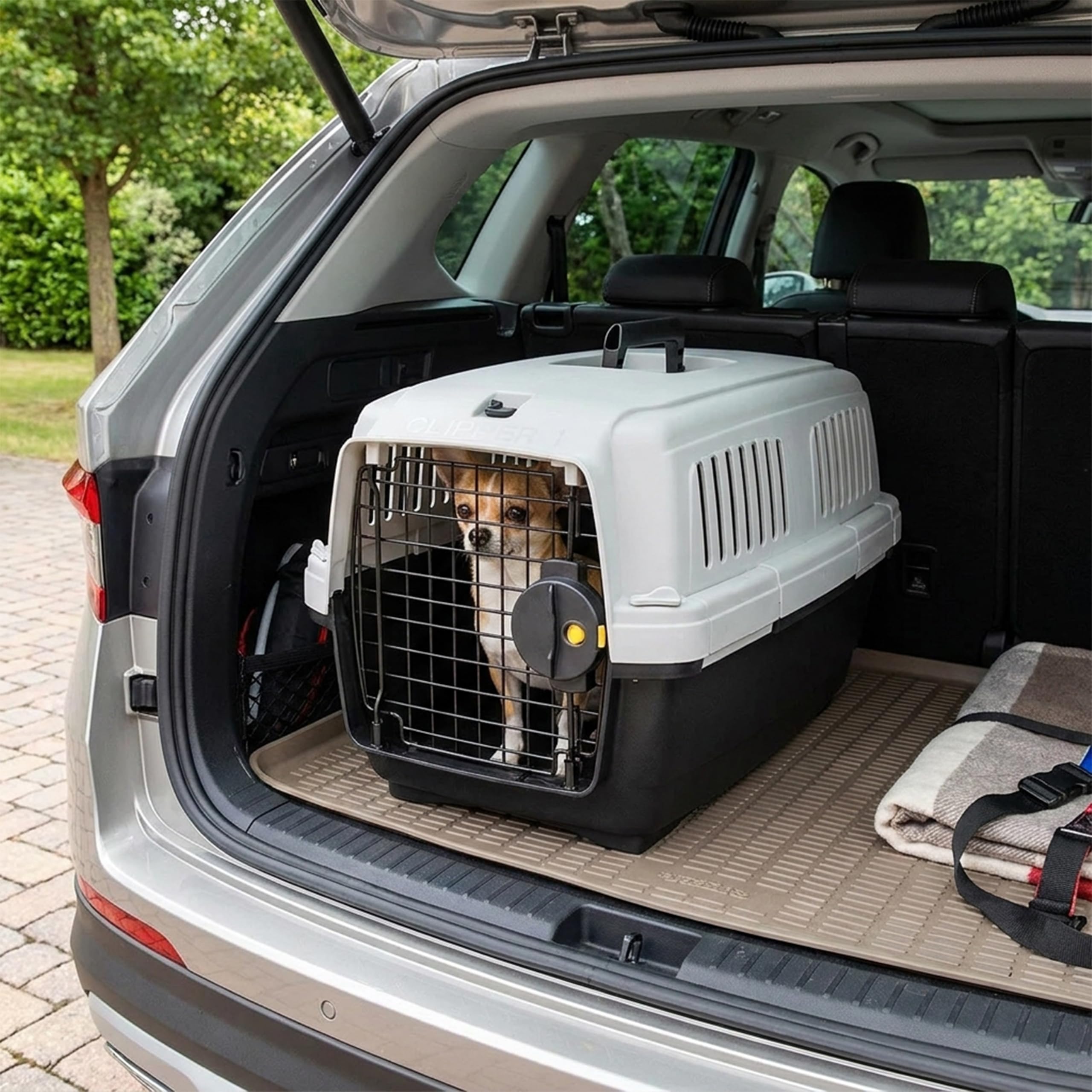 ferplast-clipper-1-caisse-de-transport-chat-et-petit-chien-50-x-33-x-32-cm-iata- image 2