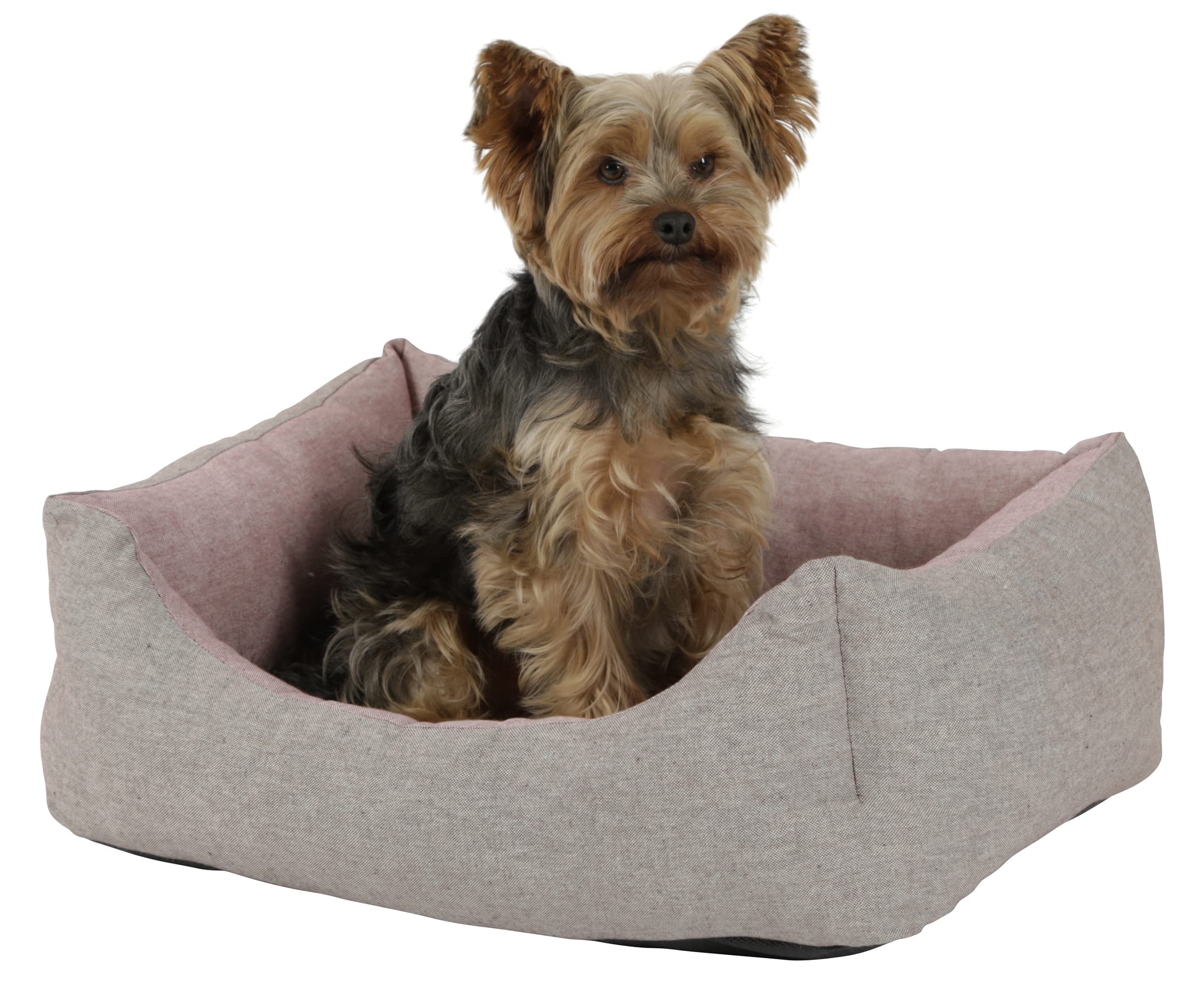 kerbl-golden-80395-lit-douillet-rouge-marron-45x60x21-cm image 3