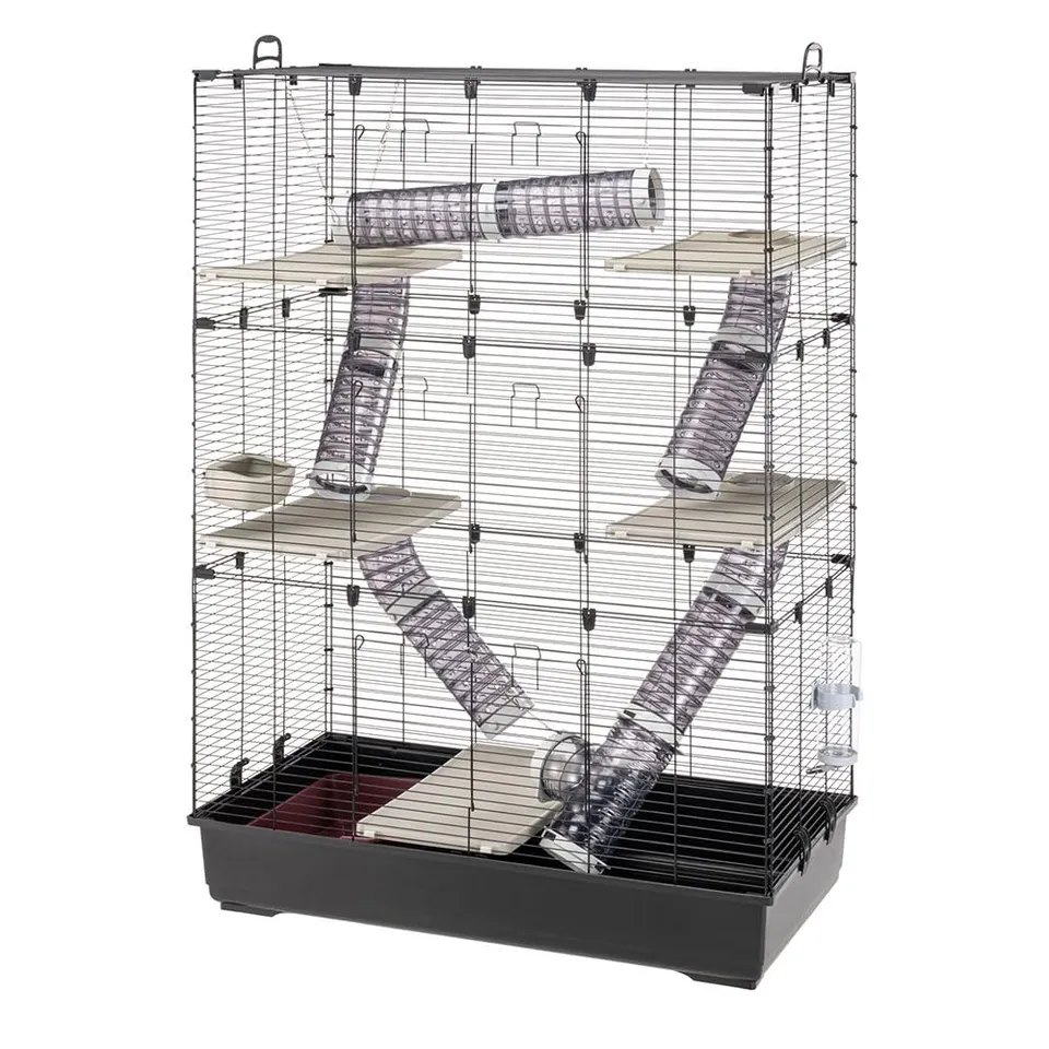 ferplast-sara-tower-cage-furet-et-chinchilla-6-niveaux-99-5-x-53-x-h-152-cm-m-ta image 1
