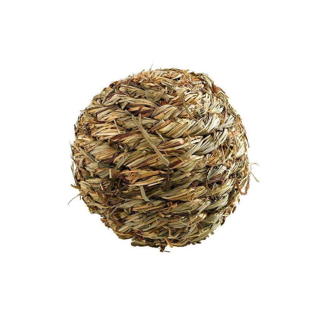 ferplast-pa-4793-balle-en-paille-10-cm-avec-hochet-pour-rongeurs image 1
