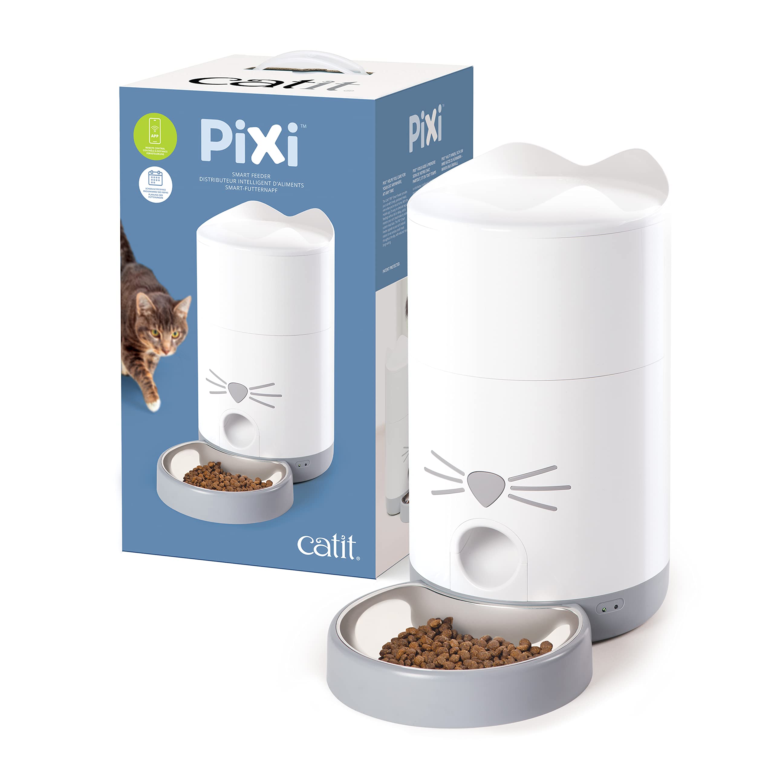 catit-pixi-smart-feeder-automatique-pour-chat-1-2-kg-wifi-avec-application image 5