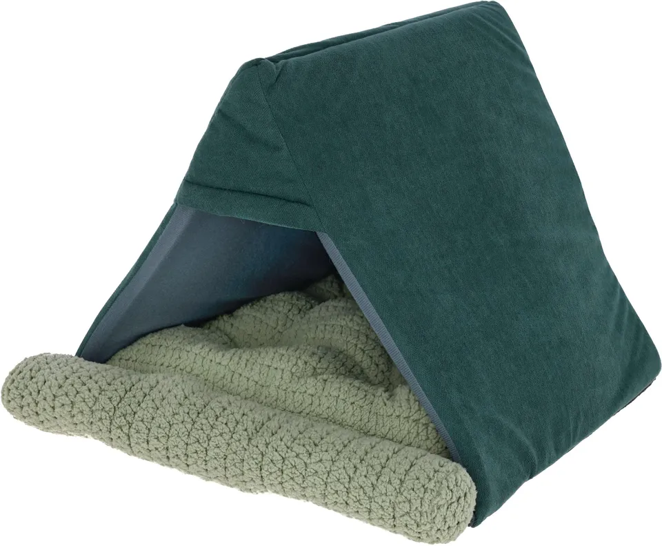 kerbl-pet-niche-douillette-anne-verte-45-x-40-x-34-cm image 1