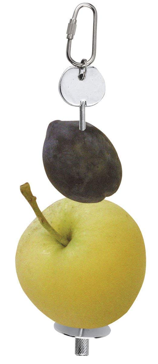 kerbl-support-fruits-galvanis-20-cm-pour-rongeur-lot-de-3 image 1