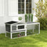 pawhut-clapier-lapin-2-tages-int-rieur-ext-rieur-61-5-avec-tiroir-gris-clair image 4