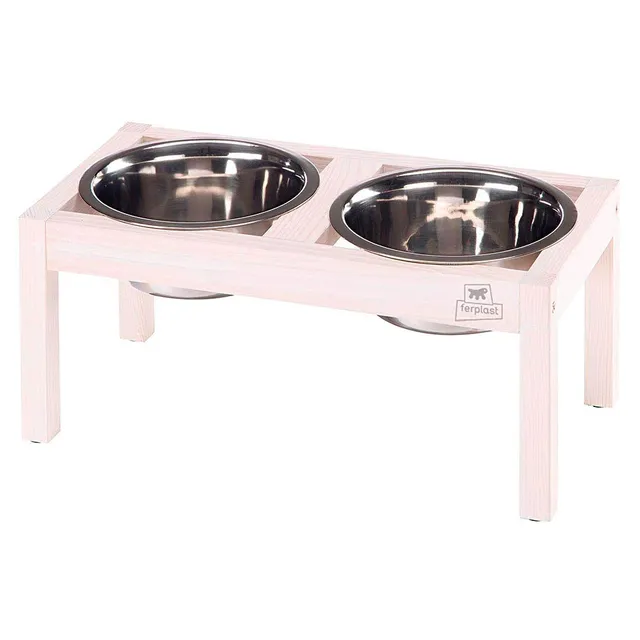ferplast-duo-feed-support-gamelle-chien-avec-2-bols-inox-orion-1-litre-antid-rap image 1