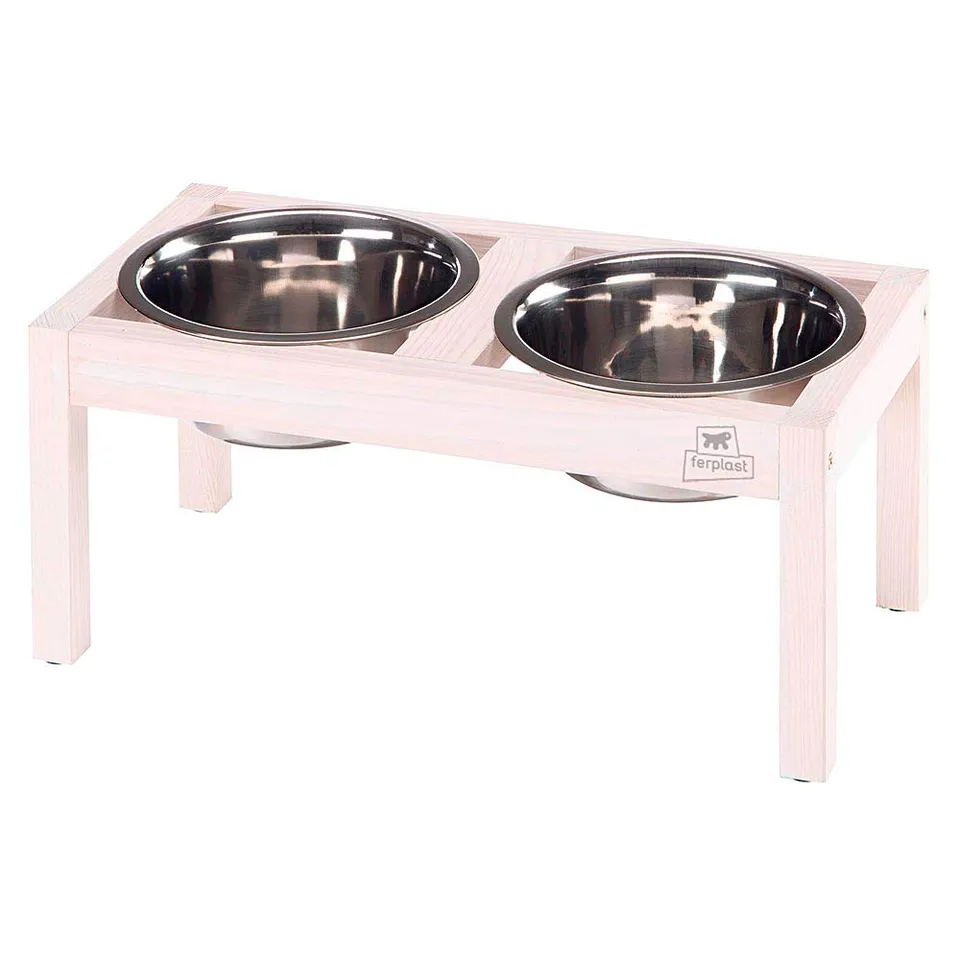 ferplast-duo-feed-support-gamelle-chien-avec-2-bols-inox-orion-1-litre-antid-rap image 1