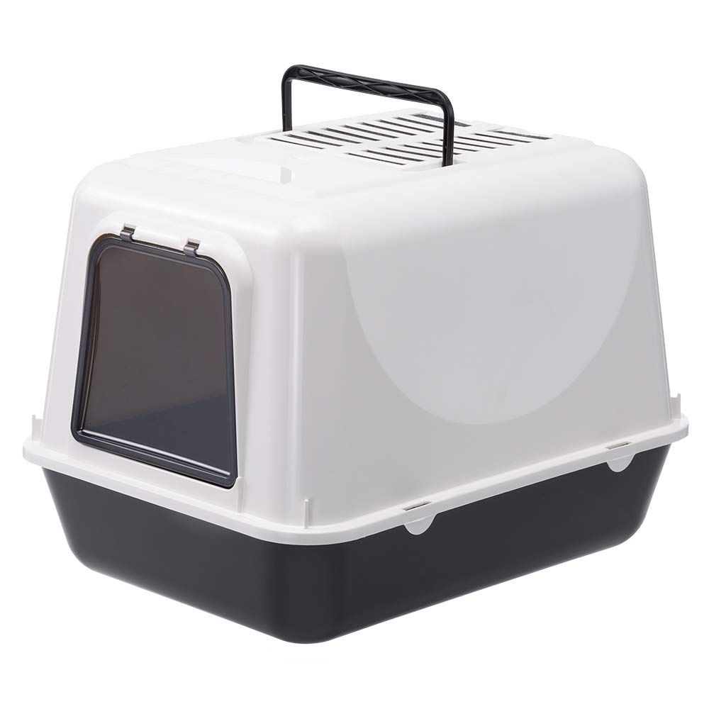 ferplast-clear-cat-20-black-plt-maison-de-toilette-pour-chat image 1