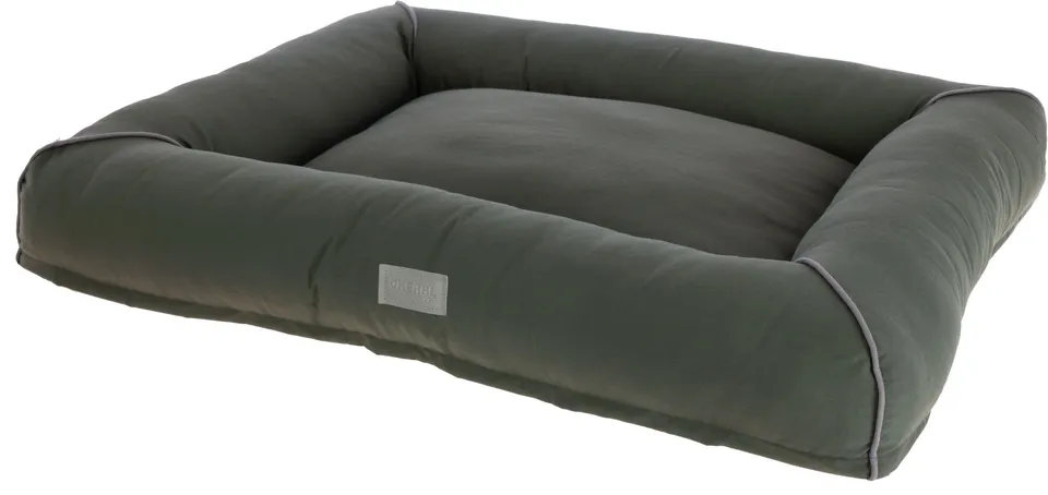 kerbl-pet-jerome-lit-douillet-pour-chien-vert-fonc-75-x-60-x-10-cm image 1