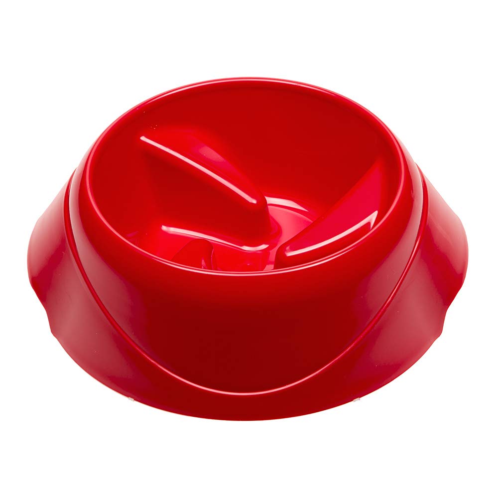 ferplast-magnus-slow-gamelle-anti-glouton-pour-chien-0-5-l-rouge image 8