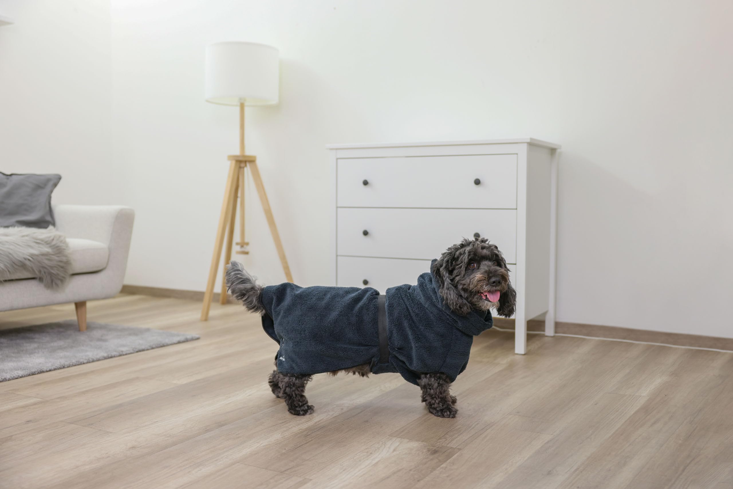 kerbl-pet-peignoir-pour-chien-en-microfibre-bleu-taille-l-60-cm image 6