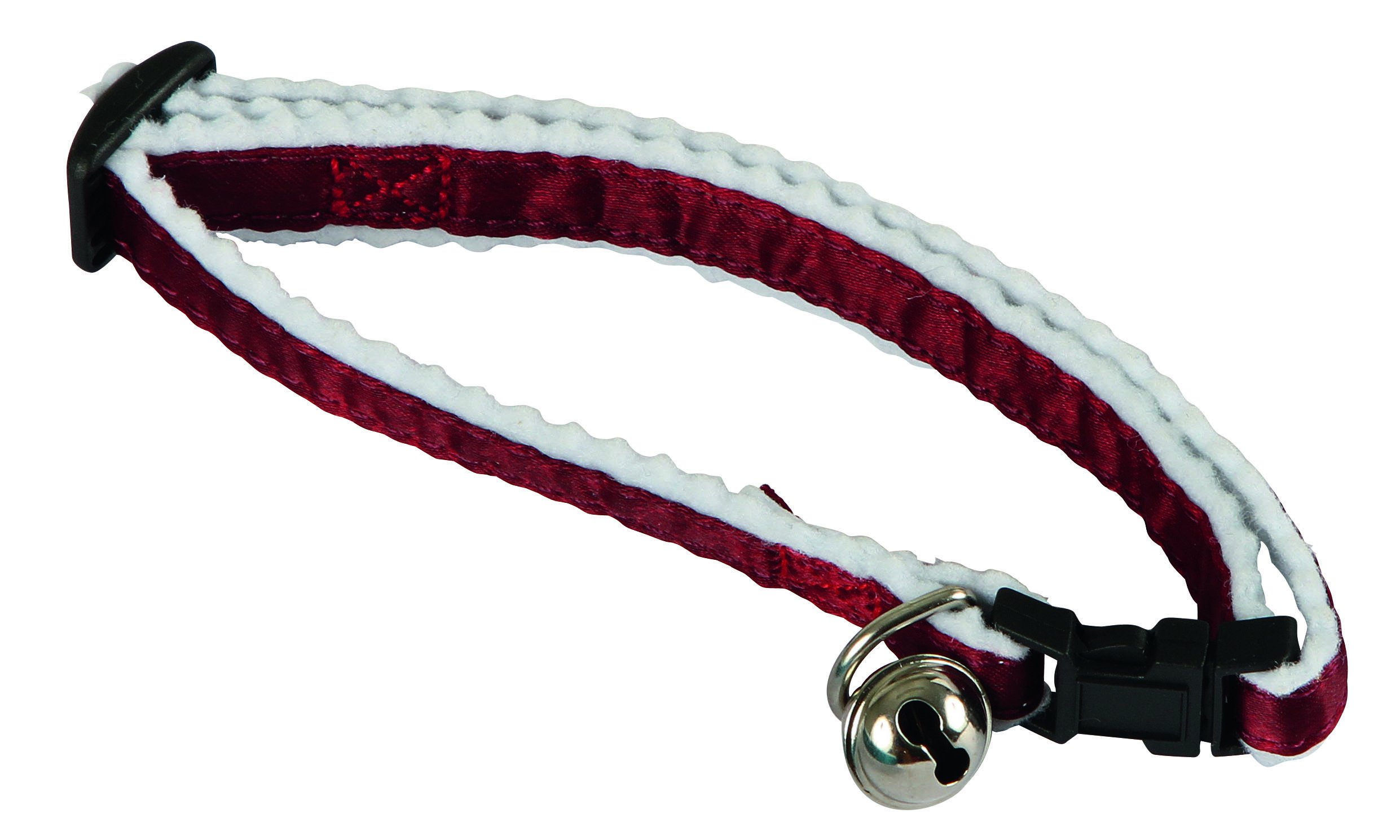 kerbl-collier-r-fl-chissant-pour-chat-rouge-10-mm-lot-de-3-avec-grelot image 1