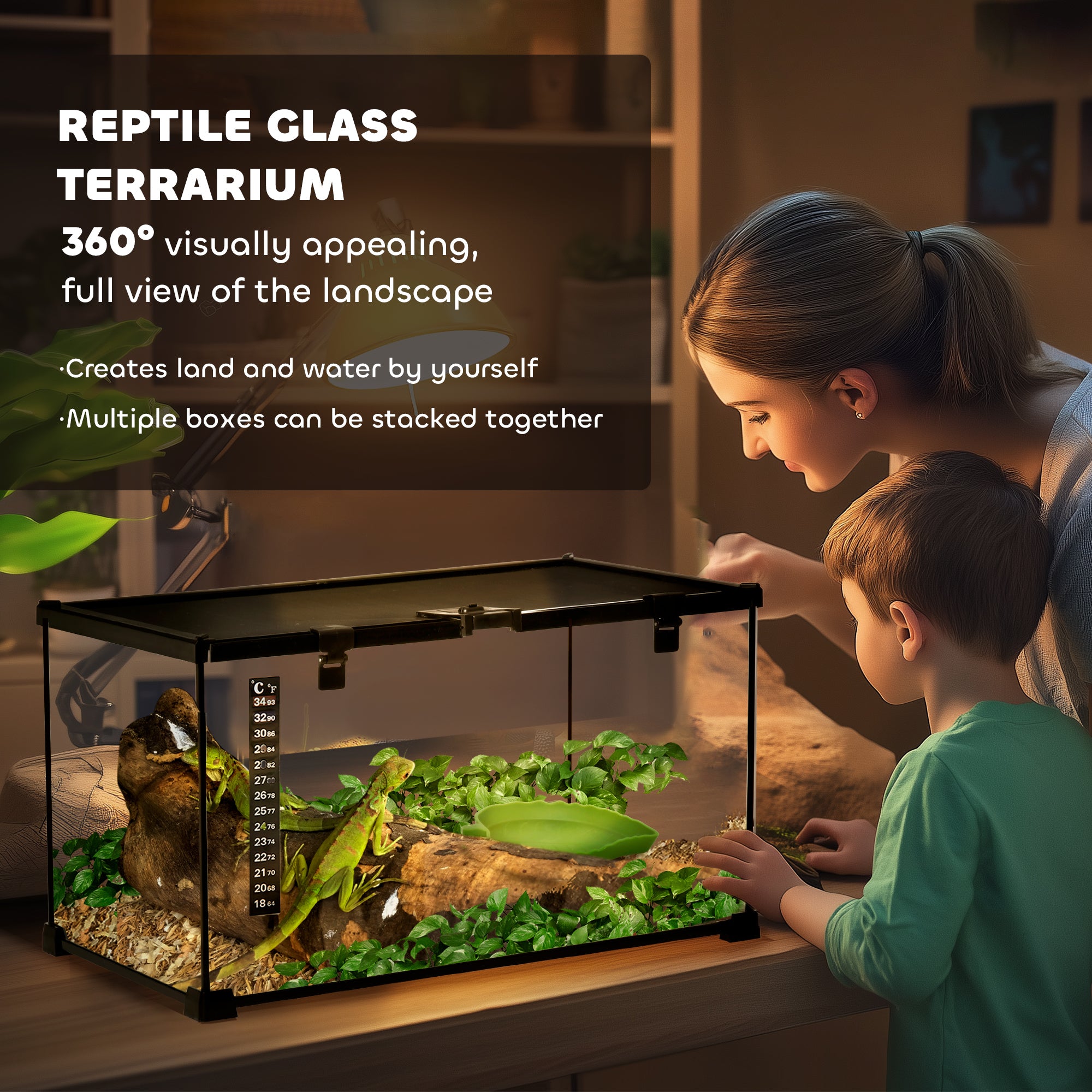 pawhut-terrarium-reptile-en-verre-50-x-30-x-25-cm-avec-thermom-tre-moyen image 6