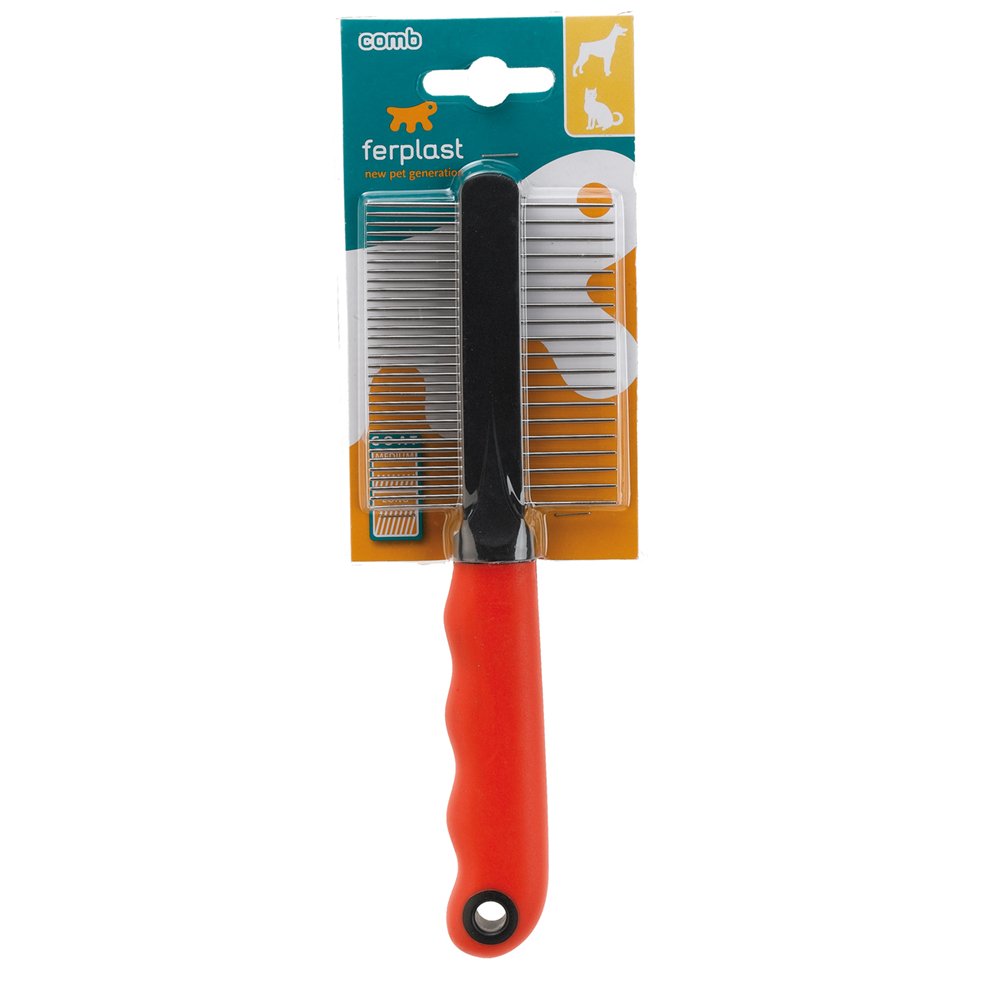 ferplast-peigne-double-peigne-2-en-1-pour-chats-et-chiens image 2