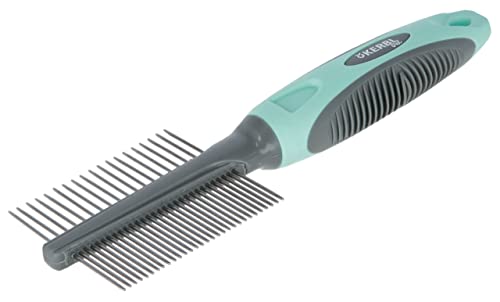 kerbl-peigne-fin-turquoise-gris-21-cm-toilettage-chien-et-chat image 4