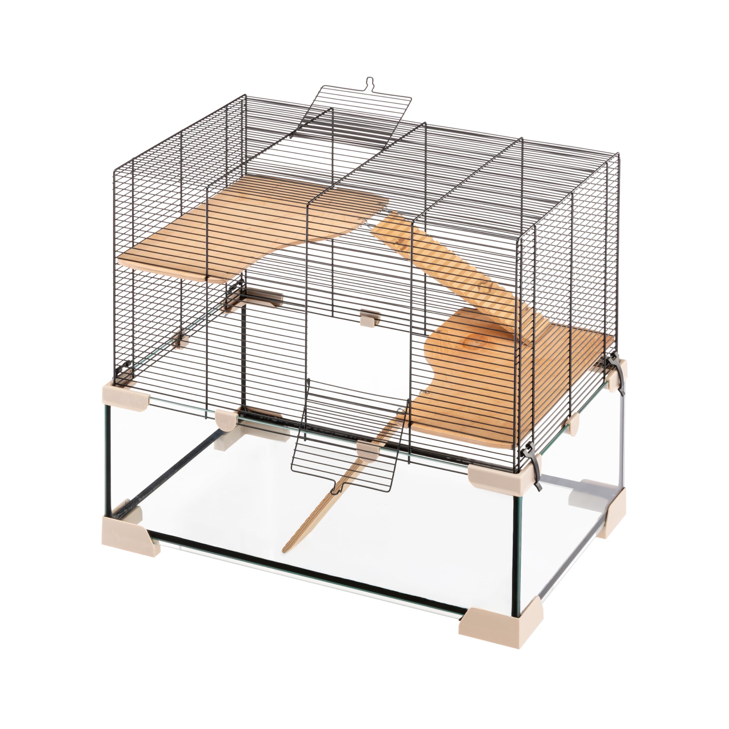ferplast-karat-60-cage-hamster-et-souris-2-tages-verre-et-m-tal-avec-accessoires image 5