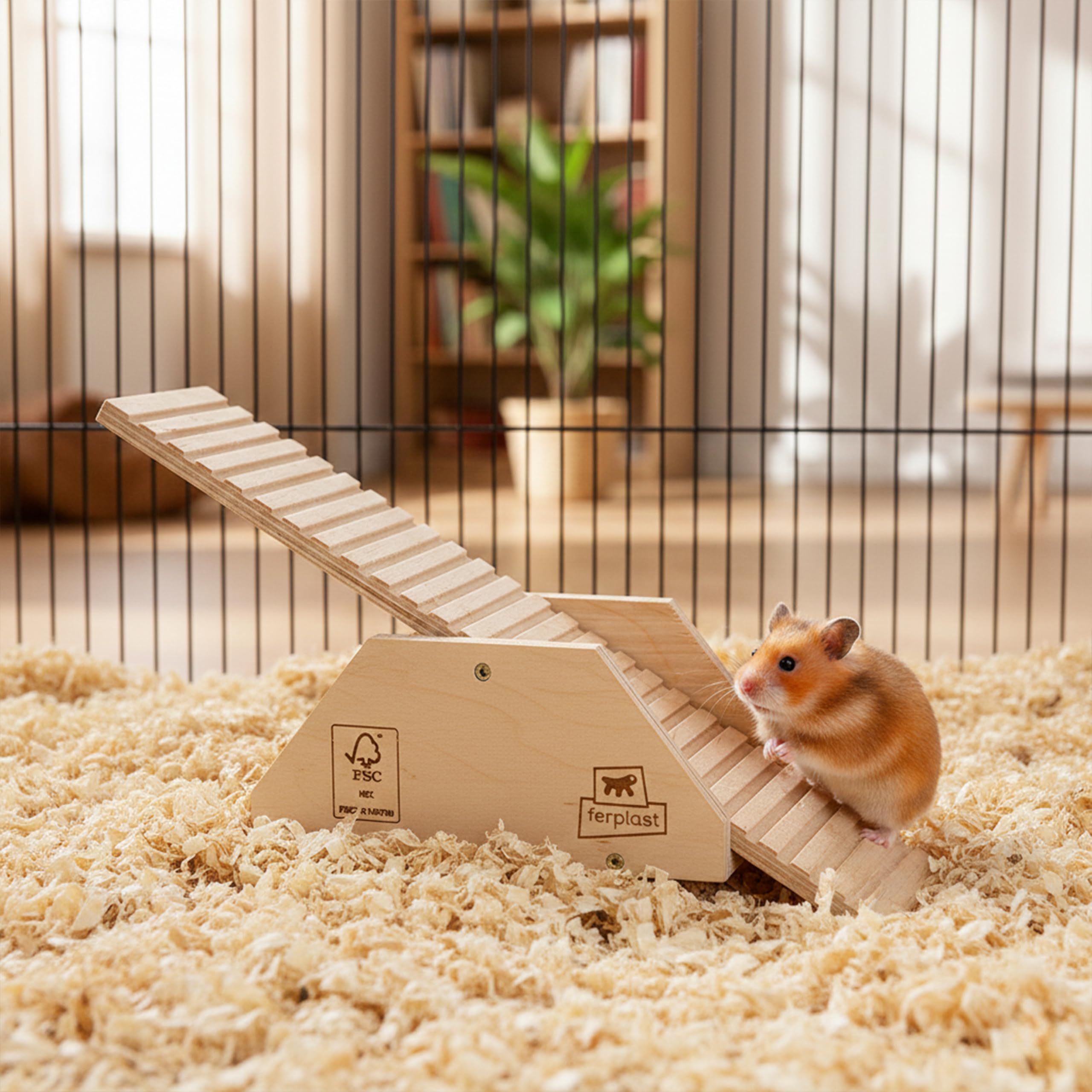 ferplast-arcade-swing-balan-oire-hamster-souris-bois-32-5-cm image 2