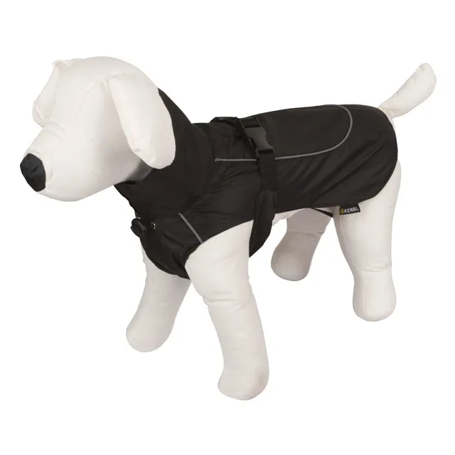 kerbl-forks-manteau-de-pluie-pour-chien-noir-taille-l-45-cm-imperm-able image 1
