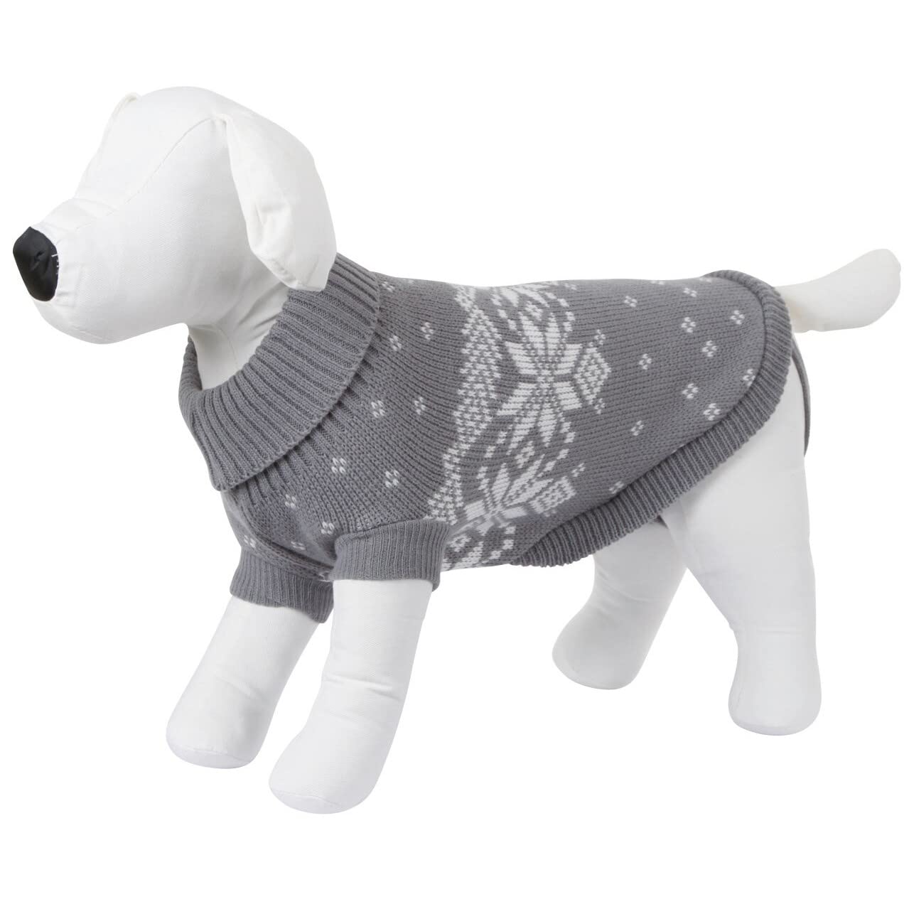 kerbl-lillehammer-pullover-pour-chien-gris-blanc-taille-xxs image 4