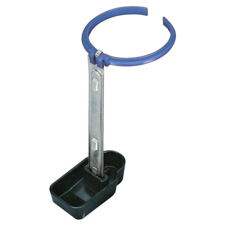 kerbl-porte-bouteille-zingu-avec-bac-pvc-pour-lapin-int-rieur-et-ext-rieur image 1