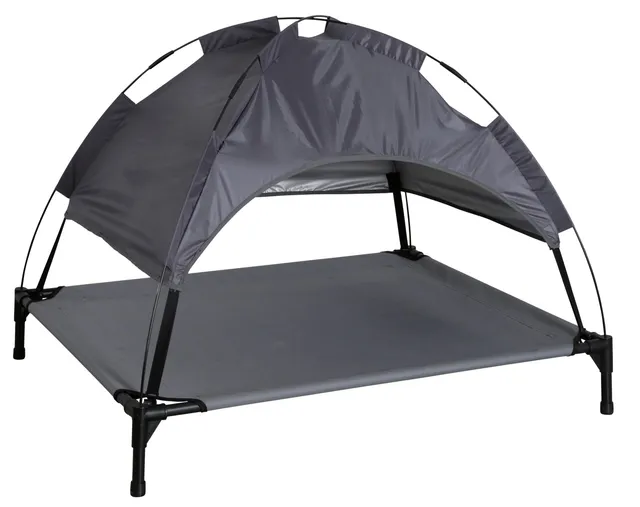 kerbl-pet-panier-chien-vacation-top-gris-105-x-86-x-75-cm-tissu-oxford-avec-toit image 1