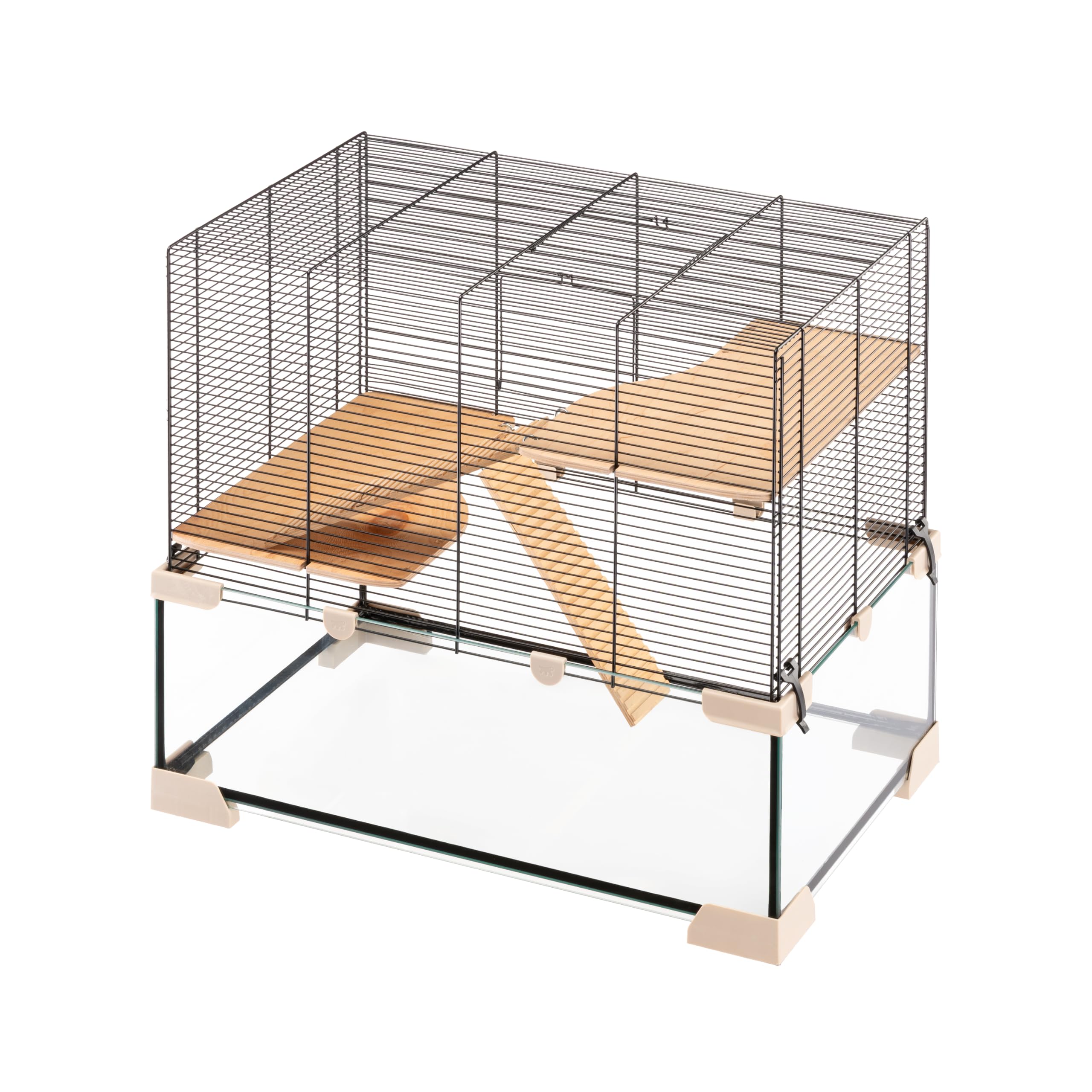 ferplast-karat-60-cage-hamster-et-souris-2-tages-verre-et-m-tal-avec-accessoires image 7