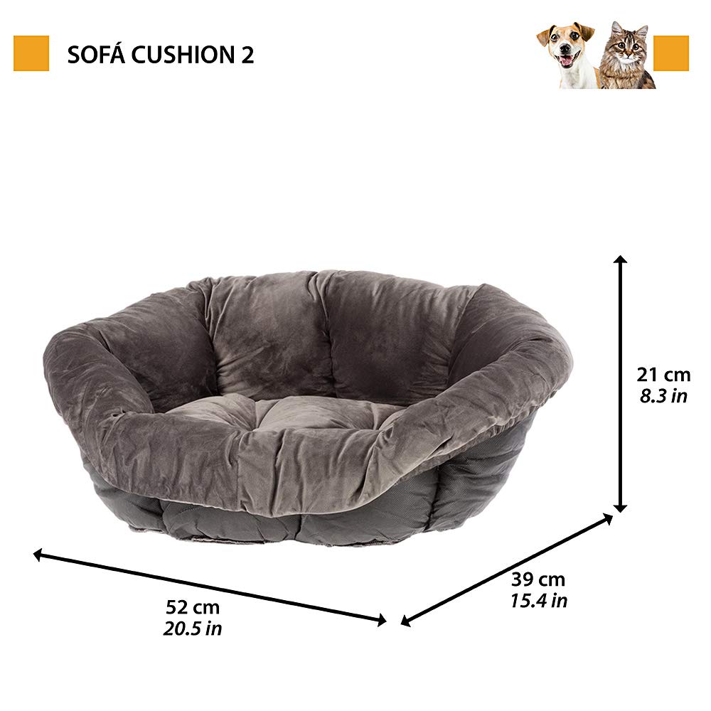ferplast-sofa-prestige-2-coussin-52-x-39-cm-pour-lit-plastique-gris image 3