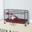 pawhut-cage-petits-animaux-41-pouces-avec-mangeoire-roulettes-rampe-et-plateform image 2