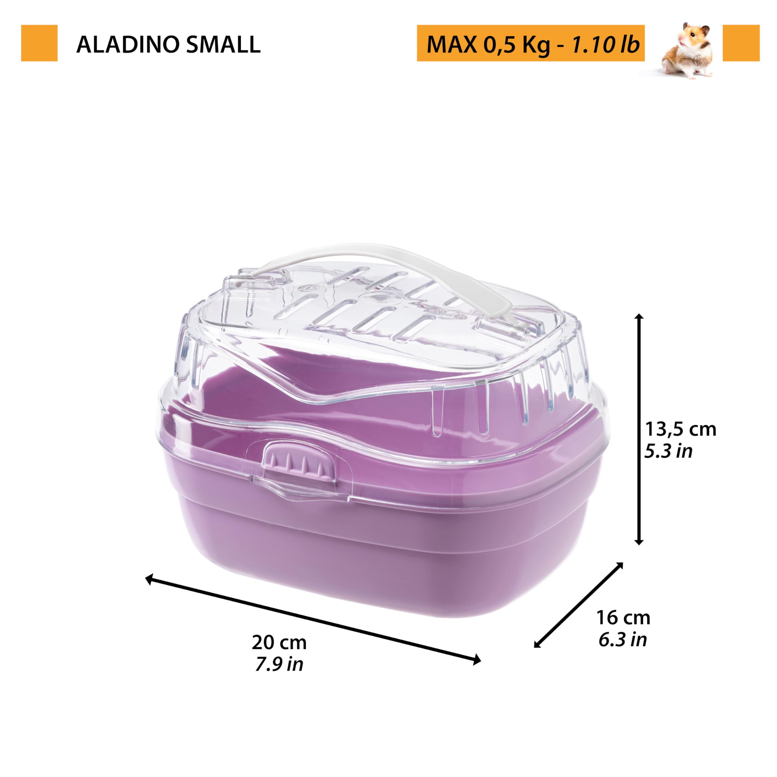 ferplast-aladino-small-cage-transport-hamster-20-x-16-x-h-13-5-cm-fuchsia image 3