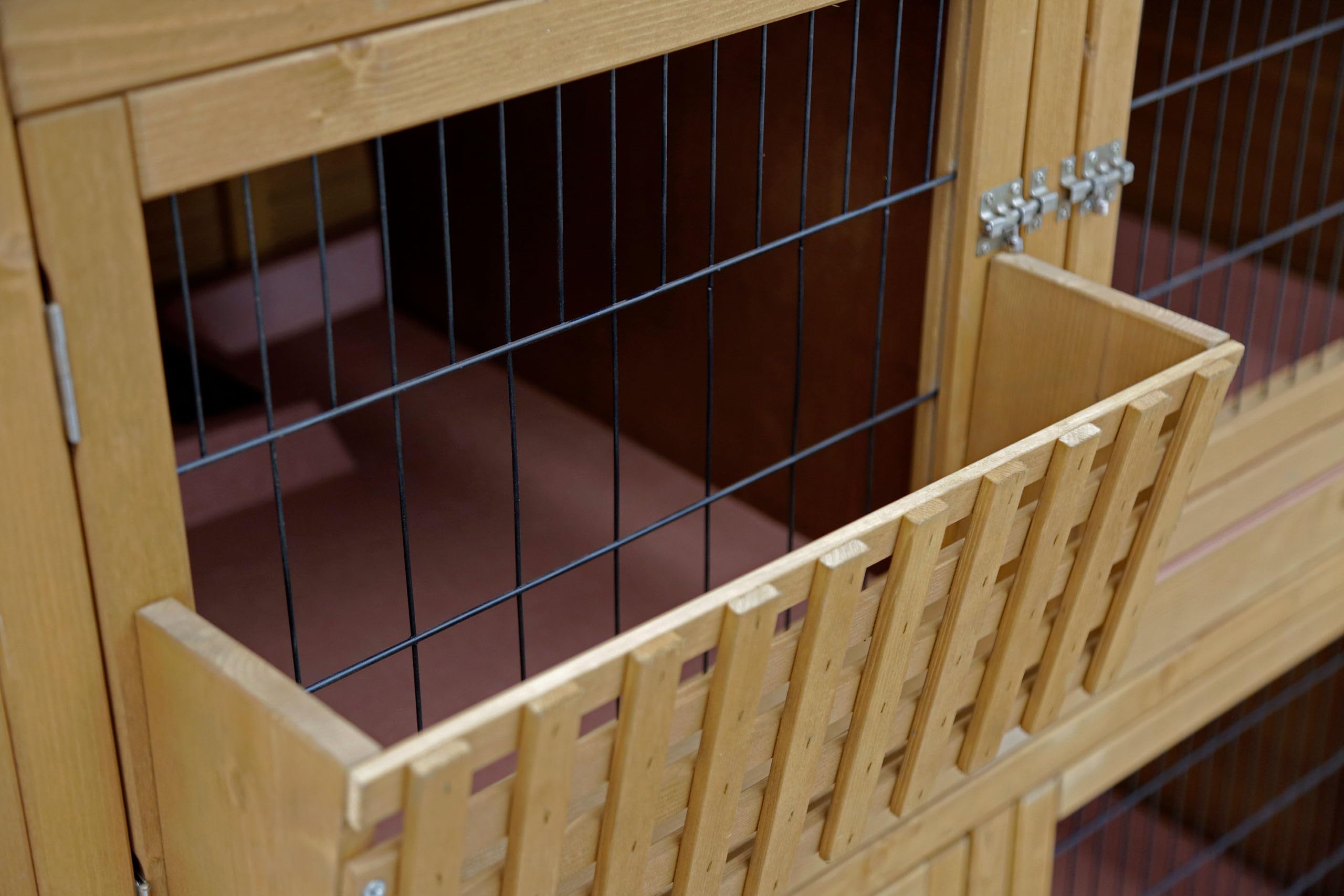 kerbl-pet-cage-rongeurs-s-dtirol-125-x-87-x-142-cm-bois-clapier-lapins image 5