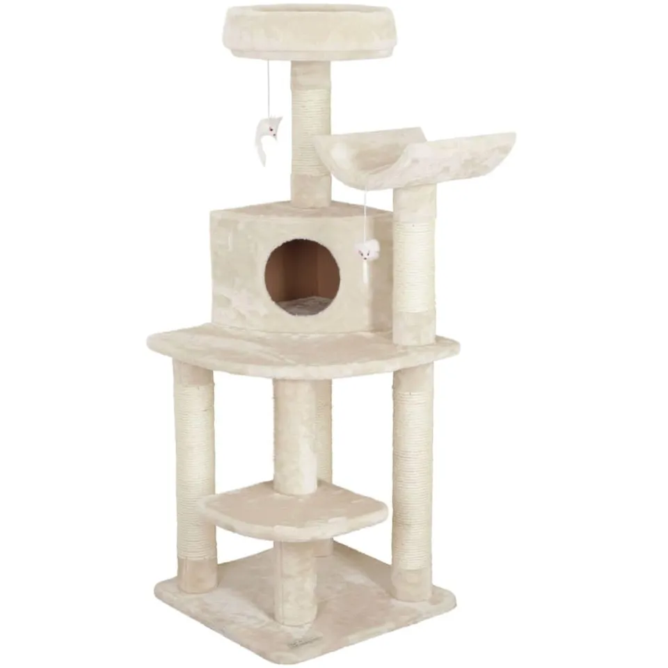 kerbl-pet-arbre-chat-d-angle-zirkonia-beige-50x60x130-cm image 1