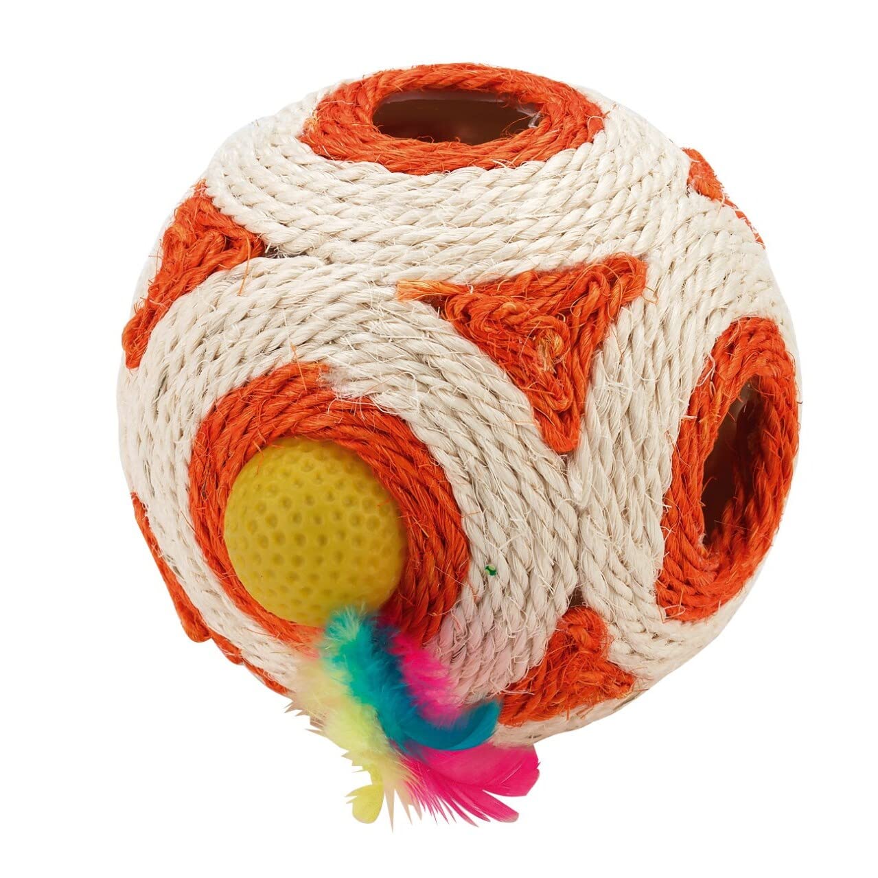 kerbl-pet-balle-en-sisal-pour-chat-12cm-coloris-assortis image 1