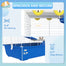 pawhut-cage-hamster-4-tages-avec-tunnels-roue-et-cabane-bleu-78x45x73-cm image 8