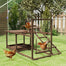 pawhut-aire-de-jeux-en-bois-pour-poules-caf-perchoir-balan-oire-chelle image 4