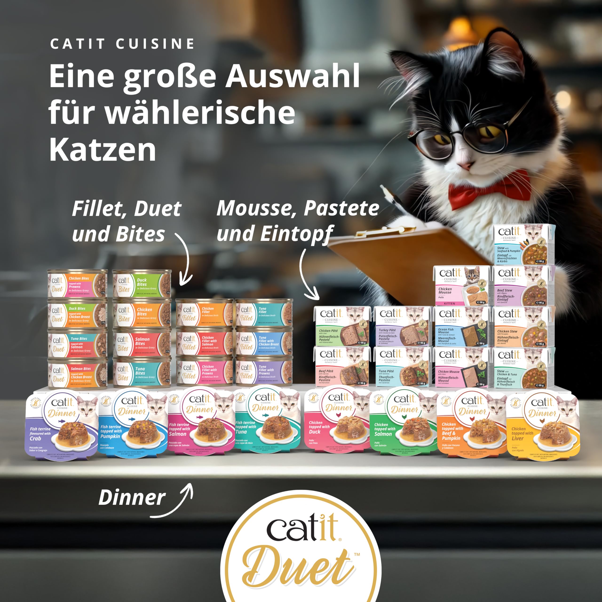 catit-cuisine-duet-mix-pack-nourriture-humide-compl-te-pour-chat-12x75-g-sans-c- image 2