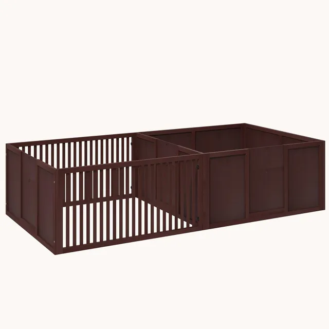 pawhut-caisse-de-mise-bas-pour-chiens-et-chiots-81-x-39-x-20-pouces-avec-portes- image 1