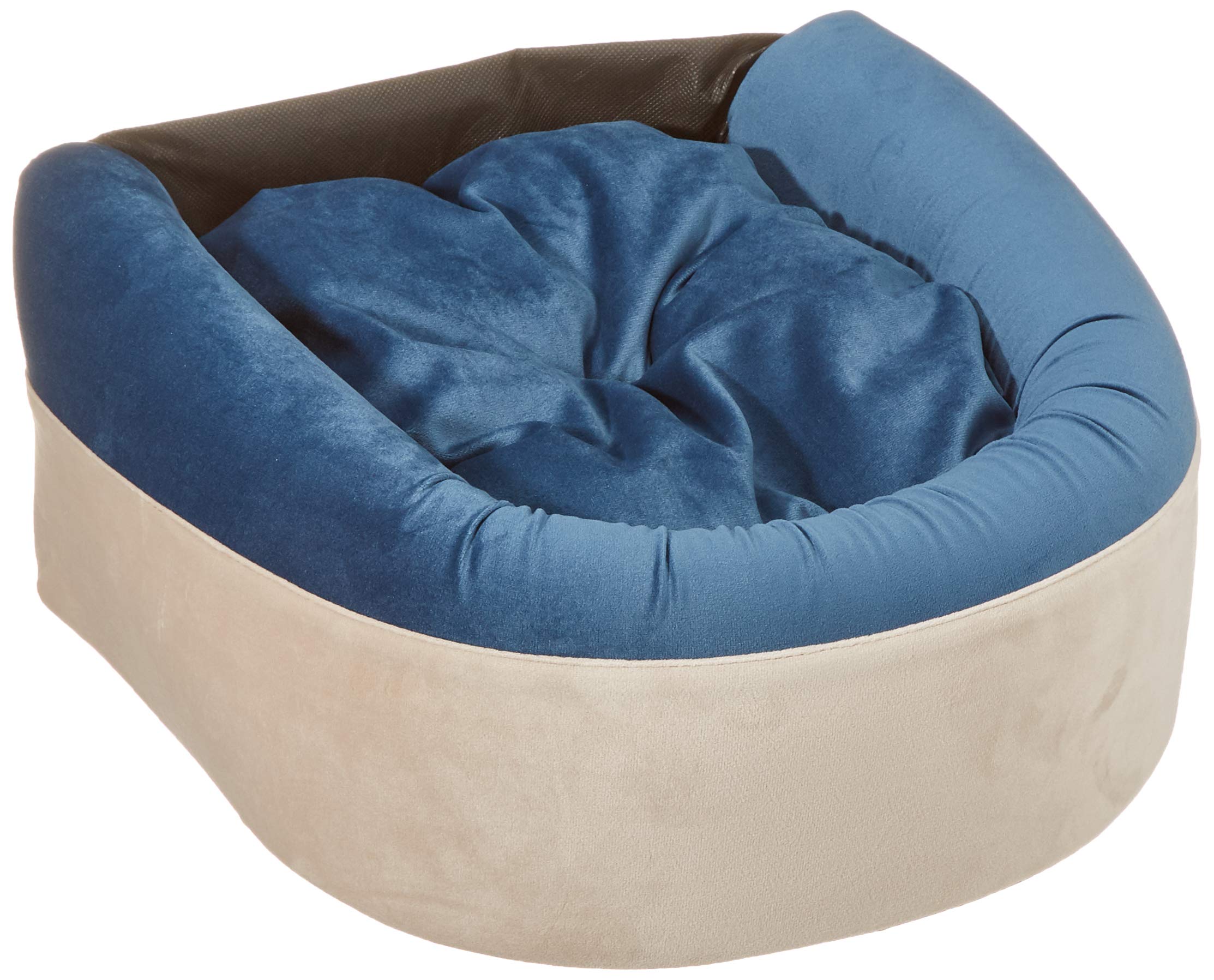 ferplast-majesty-20-niche-pour-chat-d-int-rieur-en-velours-bleu-40-x-34-x-h-36-c image 1
